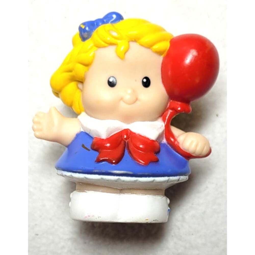 Fisher Price Little People Fun Sounds Replacement Sarah Lynn Figure Red Balloon